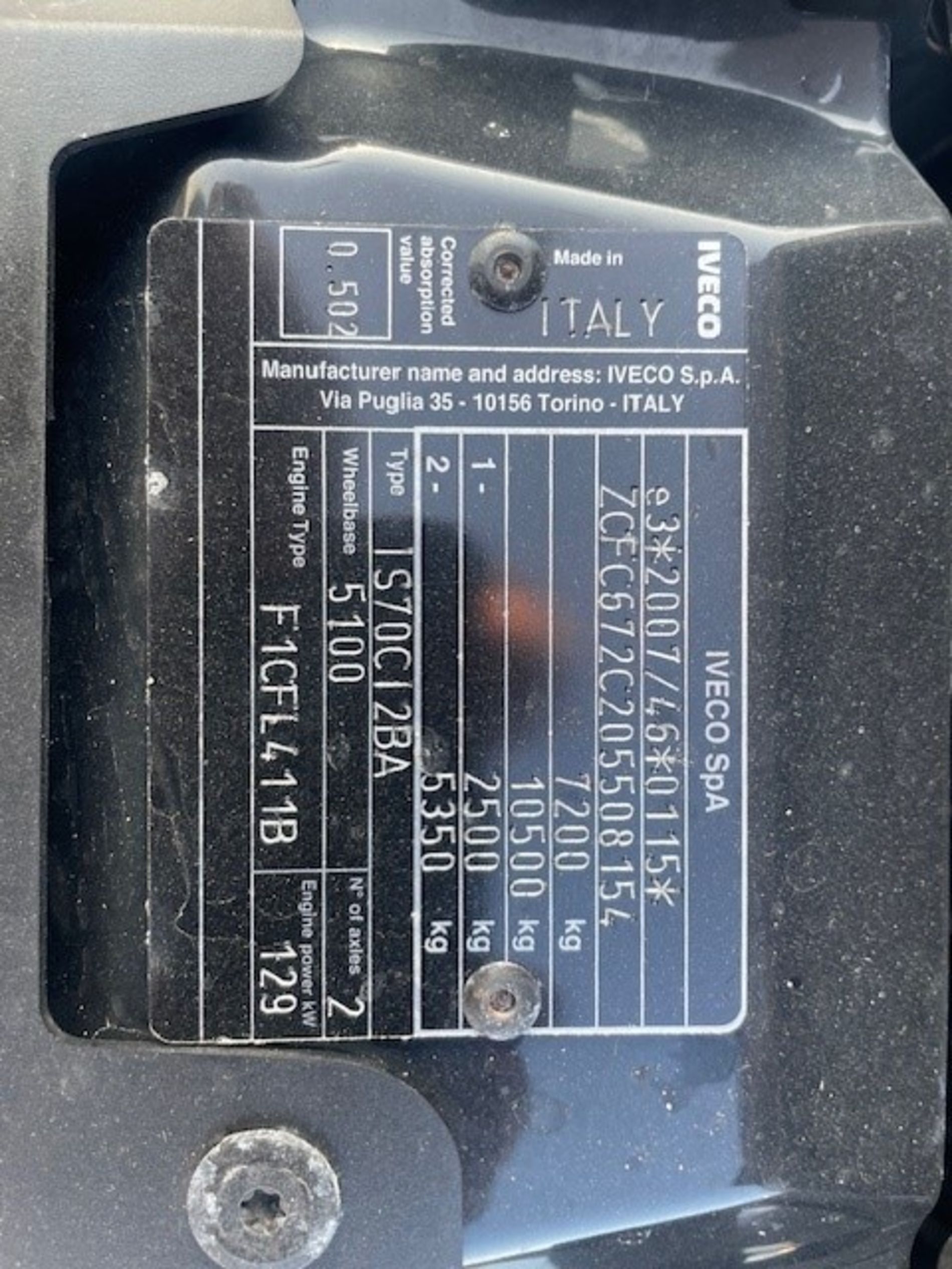 IVECO DAILY 72C18 AUTOMATICO CON BOX E SPONDA BATTUTA - AUTO INDUSTRIALE BERGAMASCA