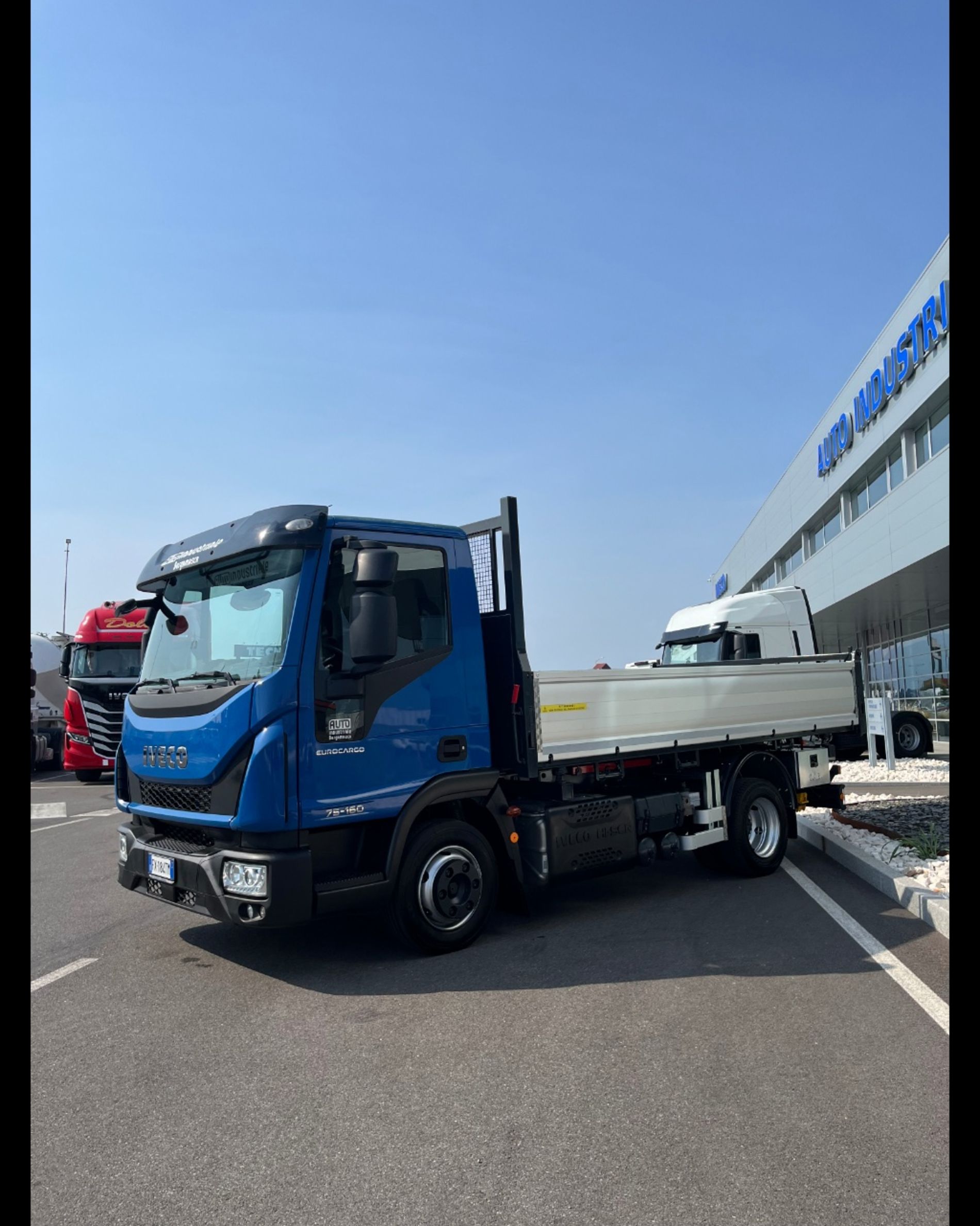 IVECO EUROCARGO 75E16 RIBALTABILE TRE LATI NUOVO  - AUTO INDUSTRIALE BERGAMASCA