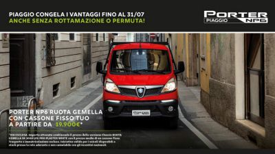 Promozione PIAGGIO CONGELA I VANTAGGI FINO AL 31/07, ANCHE SENZA ROTTAMAZIONE O PERMUTA! - AUTO INDUSTRIALE BERGAMASCA